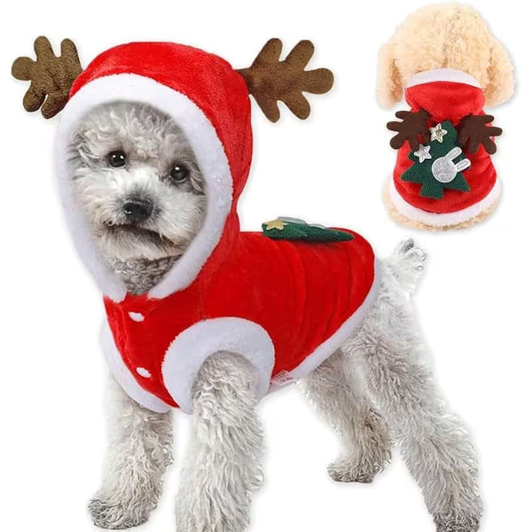 Cozy "Reindeer" Christmas Costume for Dogs & Cats – Soft, Warm & Easy to Wear