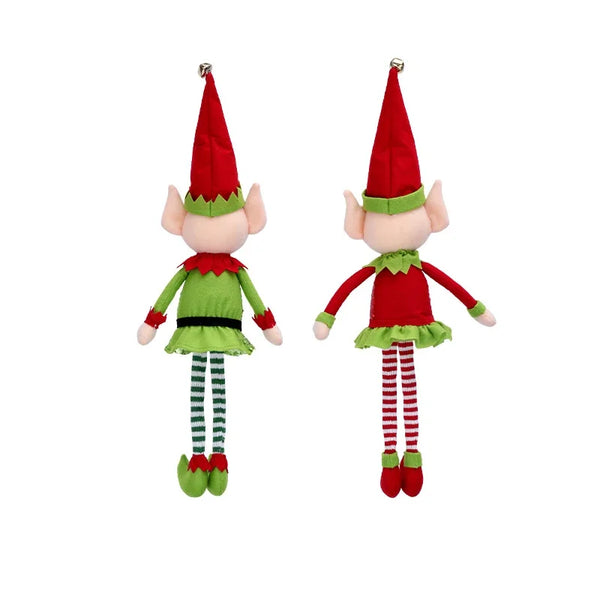 65cm Large Christmas Long Legged Elf Dolls Pendants for Kids Gifts Xmas Decoration New Year Festive Party Supplies