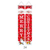 A Pair of Christmas Banners for Holidays: Suitable for Home, Party, or Garden Decoration -180cm/70.8 Inches X 30cm/11.8 Inches