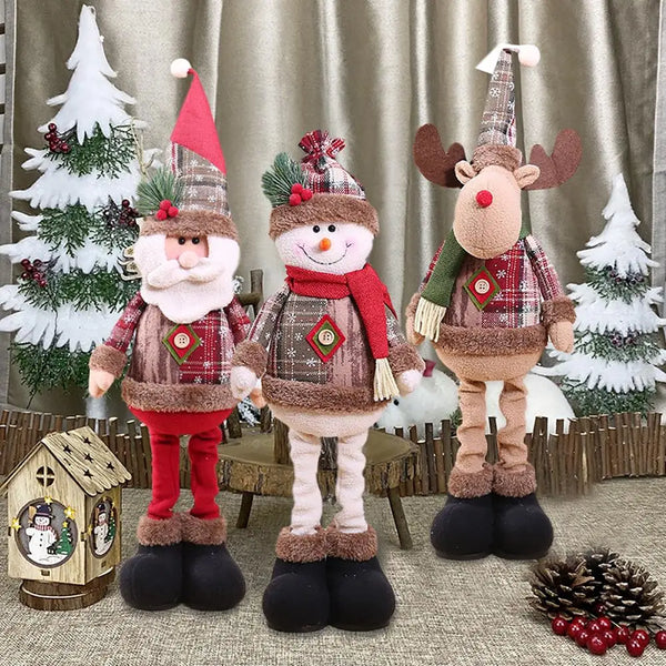 Telescopic Christmas Doll Merry Christmas Decorations For Home 2025