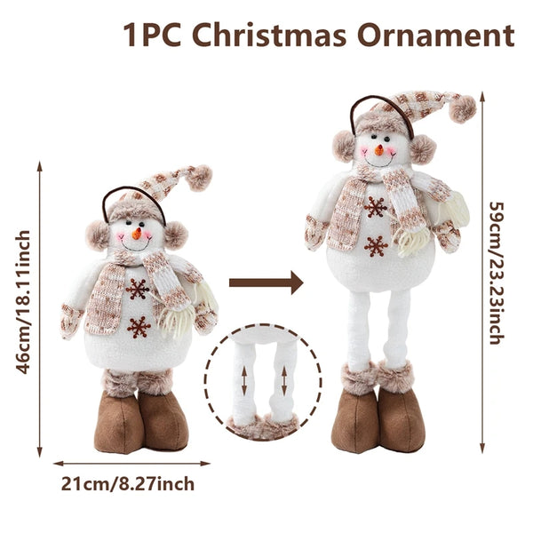Telescopic Christmas Doll Merry Christmas Decorations For Home 2025