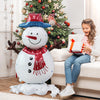 1pc standing Christmas snowman balloon for Christmas theme party decorations, winter snowman holiday balloon decorations