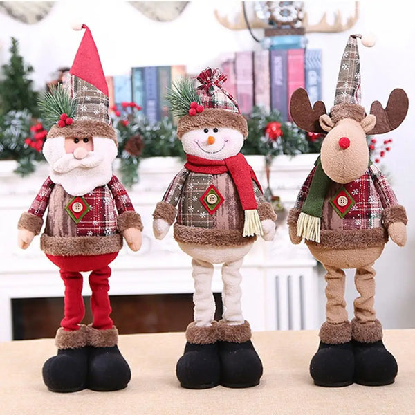 Telescopic Christmas Doll Merry Christmas Decorations For Home 2025