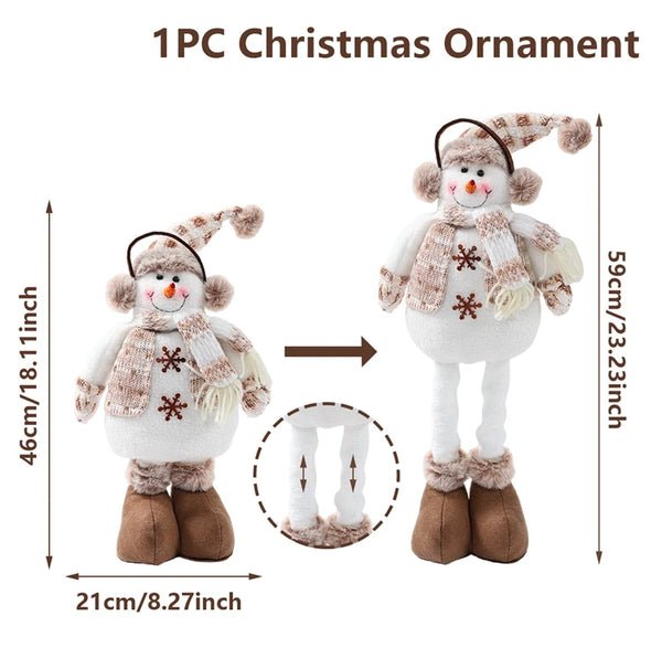 Telescopic Christmas Doll Merry Christmas Decorations For Home 2025