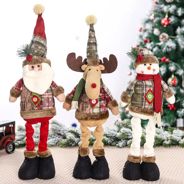 Telescopic Christmas Doll Merry Christmas Decorations For Home 2025