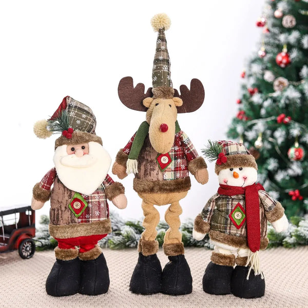 Telescopic Christmas Doll Merry Christmas Decorations For Home 2025