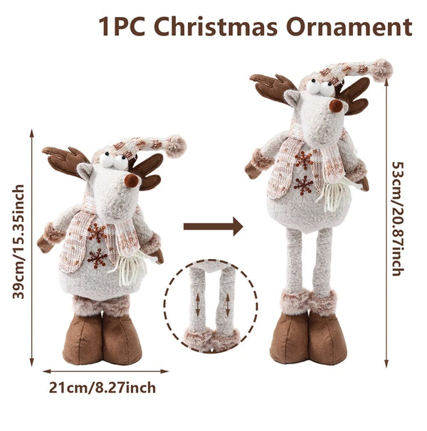 Telescopic Christmas Doll Merry Christmas Decorations For Home 2025