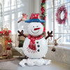 1pc standing Christmas snowman balloon for Christmas theme party decorations, winter snowman holiday balloon decorations