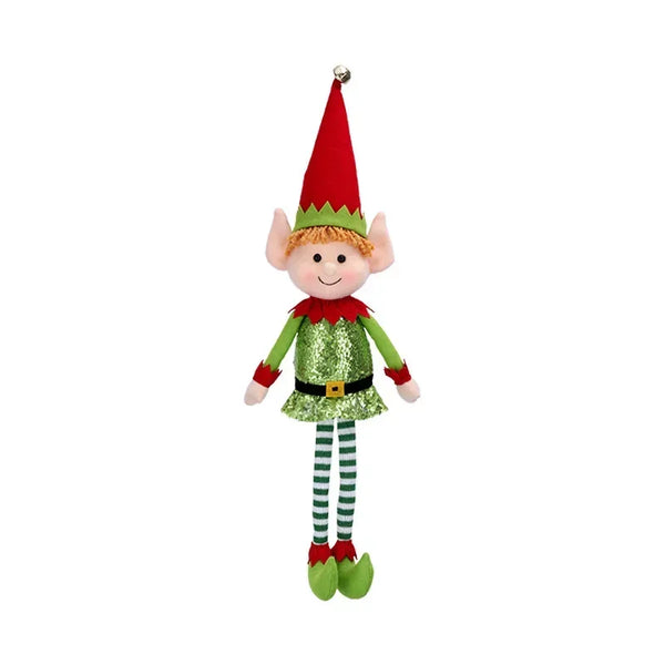 65cm Large Christmas Long Legged Elf Dolls Pendants for Kids Gifts Xmas Decoration New Year Festive Party Supplies