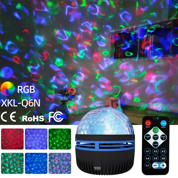 Northern Lights Starry Sky Projector LED Night Light with Remote Control USB A variety of styles for Home Bedroom Party Decor