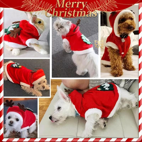 Cozy "Reindeer" Christmas Costume for Dogs & Cats – Soft, Warm & Easy to Wear