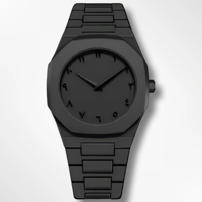Stainless Steel Arabic Aura Watch