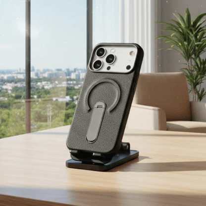 Iphone 17 Pro Max Mobile Case with Ring Kickstand