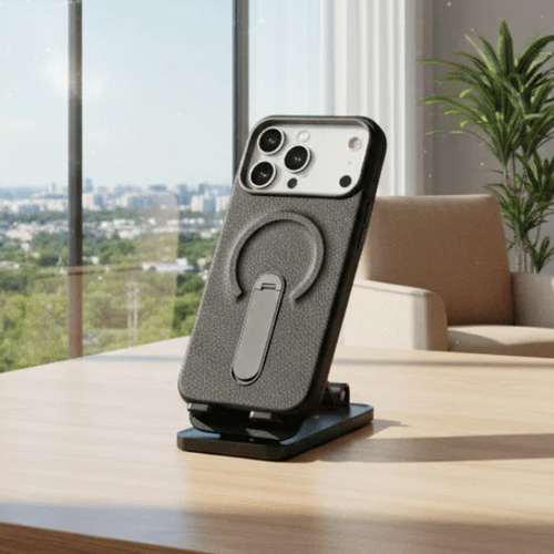 Iphone 17 Pro Max Mobile Case with Ring Kickstand