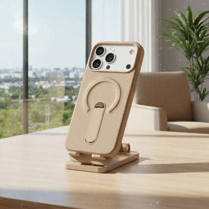 Iphone 17 Pro Max Mobile Case with Ring Kickstand