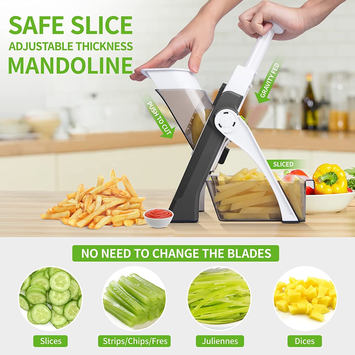 4 in 1 Manual Vegetable Cutter
