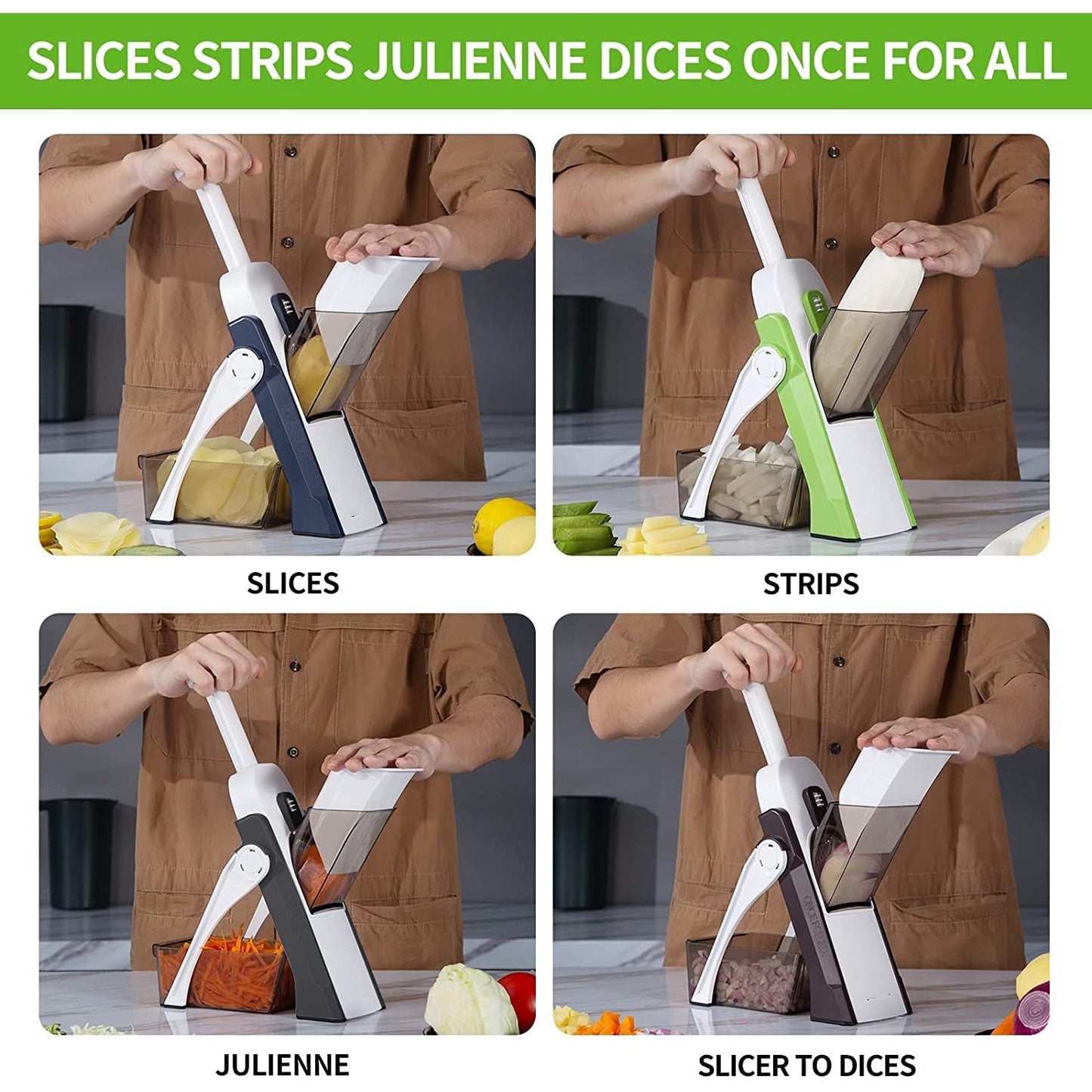 4 in 1 Manual Vegetable Cutter