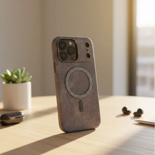 3D Glitter Vintage Leather Case for iPhone