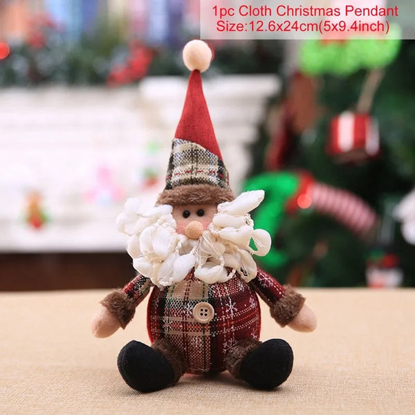 Telescopic Christmas Doll Merry Christmas Decorations For Home 2025