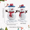 1pc standing Christmas snowman balloon for Christmas theme party decorations, winter snowman holiday balloon decorations