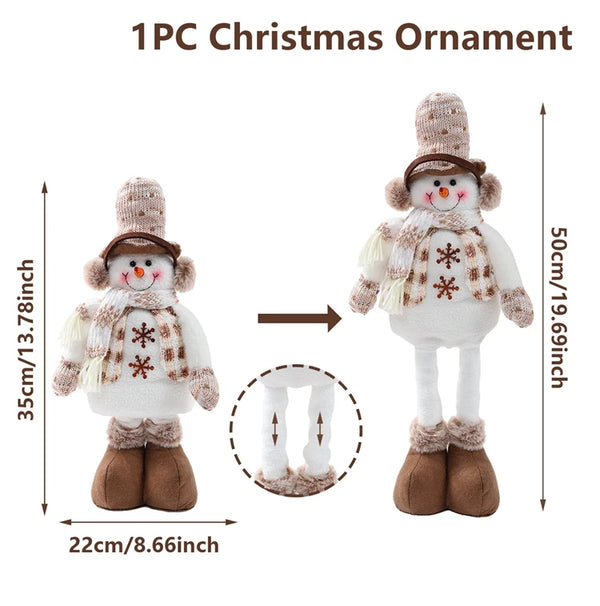 Telescopic Christmas Doll Merry Christmas Decorations For Home 2025