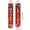 A Pair of Christmas Banners for Holidays: Suitable for Home, Party, or Garden Decoration -180cm/70.8 Inches X 30cm/11.8 Inches
