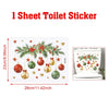 Christmas Snowman Toilet Sticker Merry Christmas Party Decoration 2025 Xmas Bathroom Decor Navidad Natal New Year Gift 2026