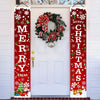 A Pair of Christmas Banners for Holidays: Suitable for Home, Party, or Garden Decoration -180cm/70.8 Inches X 30cm/11.8 Inches