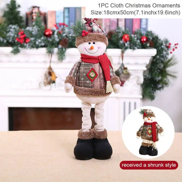 Telescopic Christmas Doll Merry Christmas Decorations For Home 2025