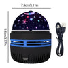 LED Starry Sky Night Lights USB Projector Lamp Magic Ball Moon Star Christmas Lights Home Room Atmosphere Decorations