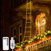 1.5/3M Christmas Decoration LED Santa Claus Climbing Ladder Light USB Plug 8 Flashing Modes