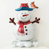 1pc standing Christmas snowman balloon for Christmas theme party decorations, winter snowman holiday balloon decorations