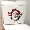 Christmas Snowman Toilet Sticker Merry Christmas Party Decoration 2025 Xmas Bathroom Decor Navidad Natal New Year Gift 2026