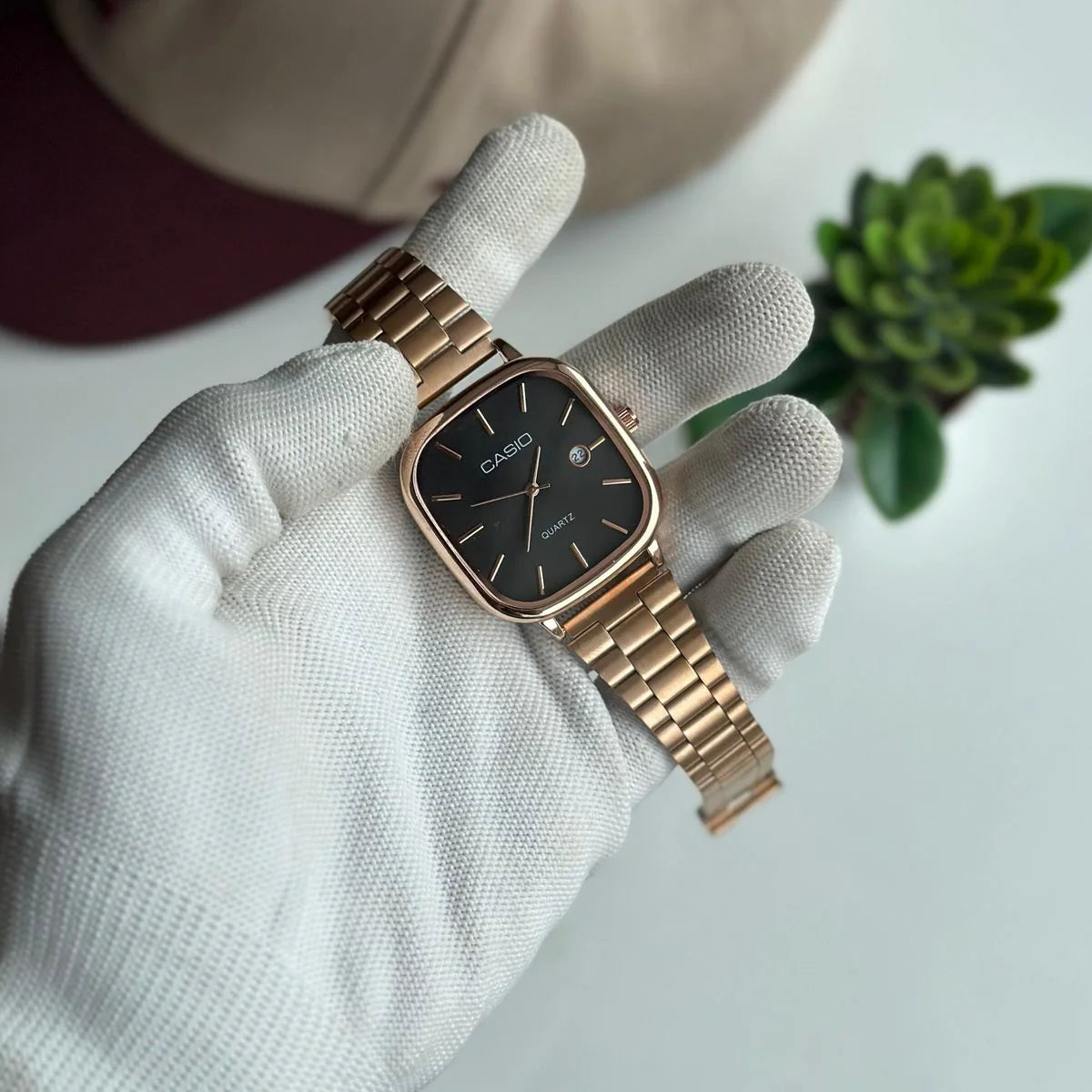 Elegant Casio Square Watch