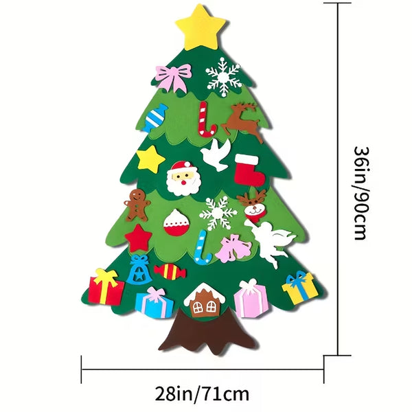 DIY Felt Christmas Tree & Snowman Set – The "Toddler-Safe" Holiday Activity