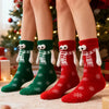 Viral "Holding Hands" Magnetic Christmas Socks (Red & Green Set)