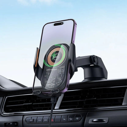 Hoco - Wireless Charging Car Holder
