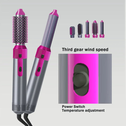 Hot Air Brush 5-in-1